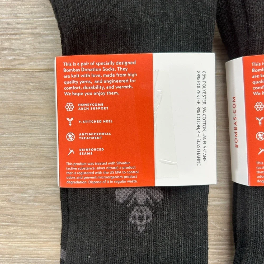 NWT Bombas Medium Performance Crew (3) Ankle (1) Socks LOT OF 4